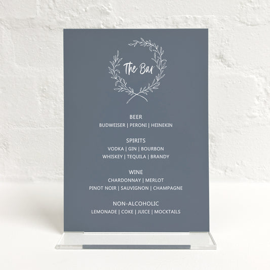 Maddison Matching Small Table Sign