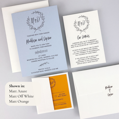 Maddison Wedding Invitation