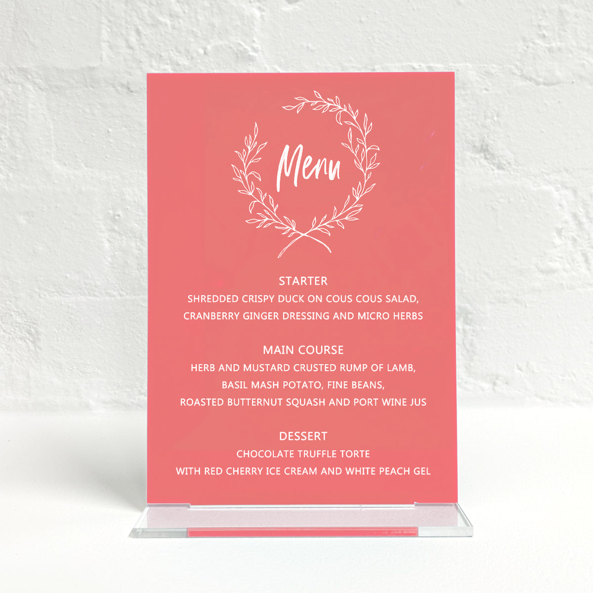 Maddison Matching Small Table Sign