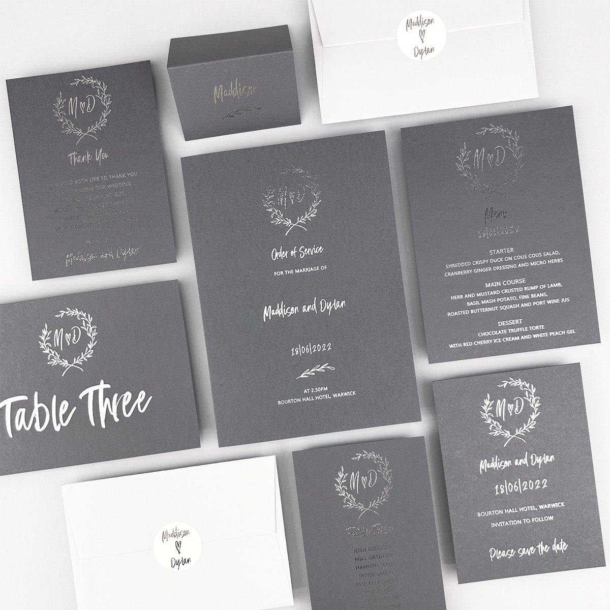 Maddison Menu