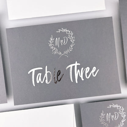 Maddison Table Name / Number