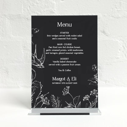 Margot Matching Small Table Sign
