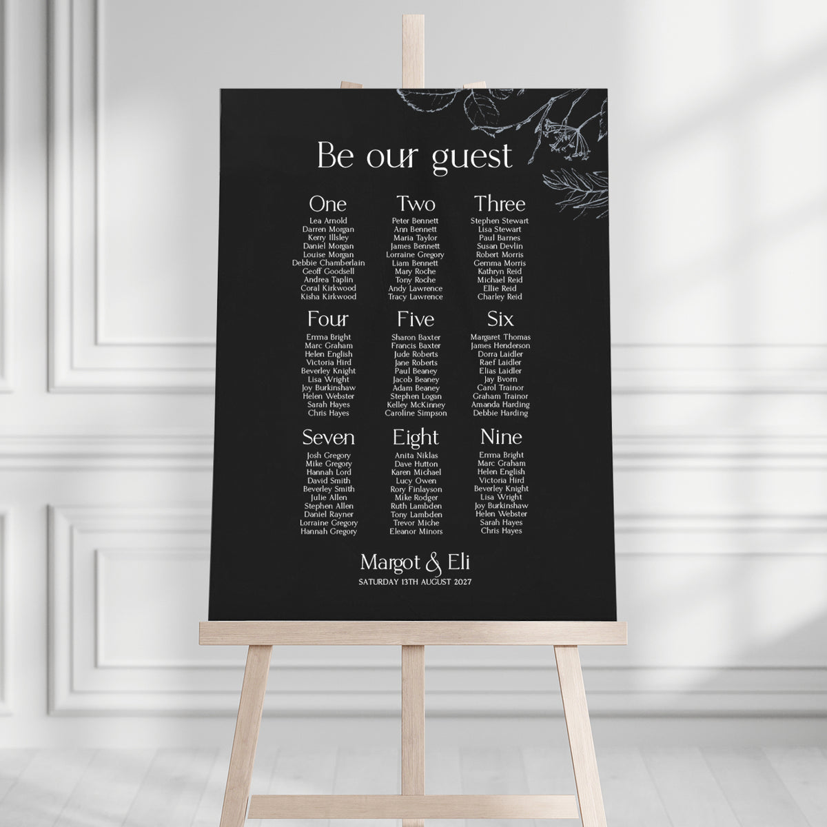 Margot Seating Plan