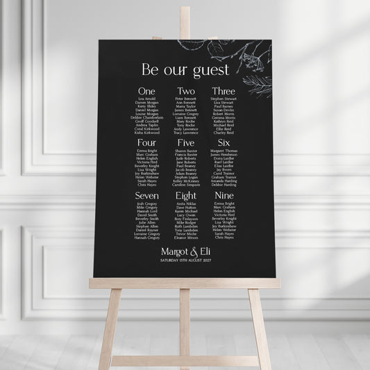 Margot Seating Plan