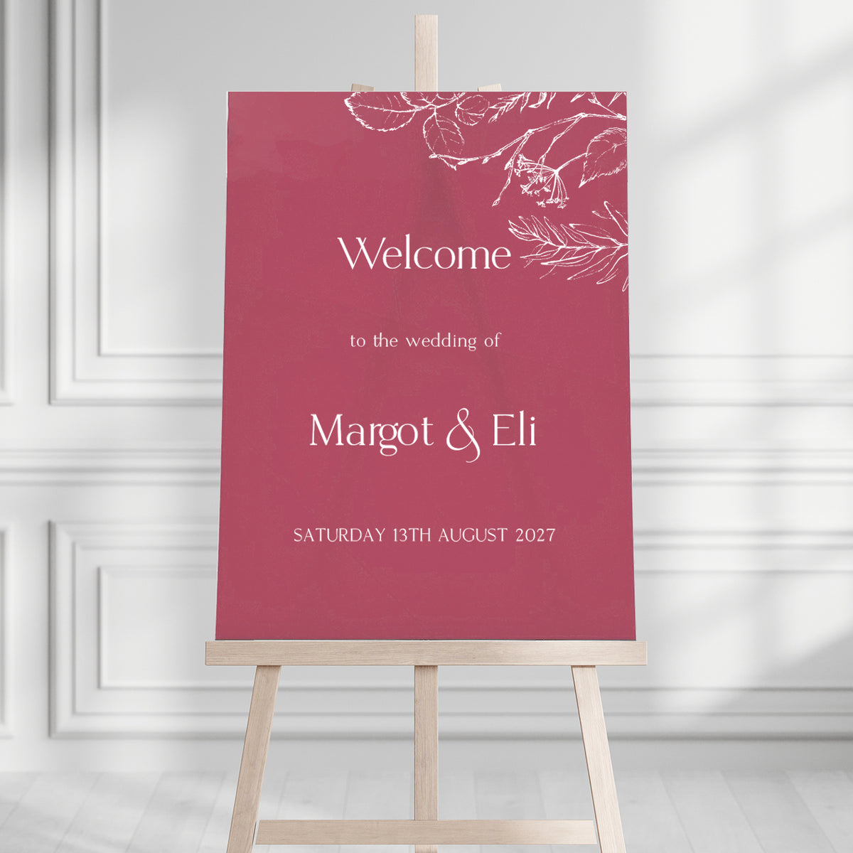 Margot Welcome Sign