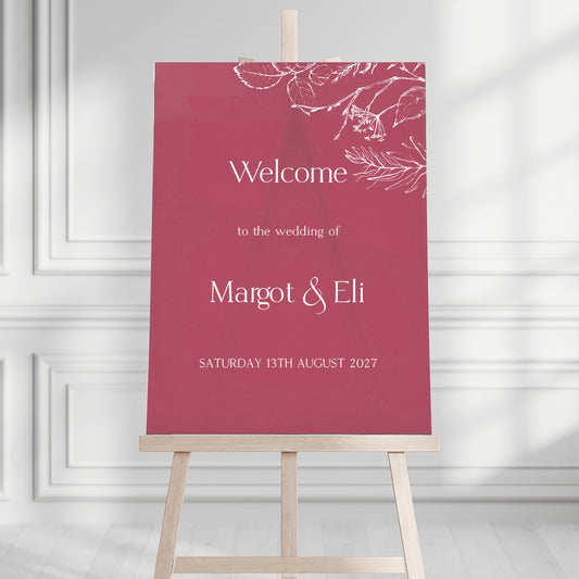 Margot Welcome Sign