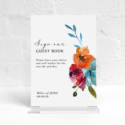 Mia Matching Small Table Sign