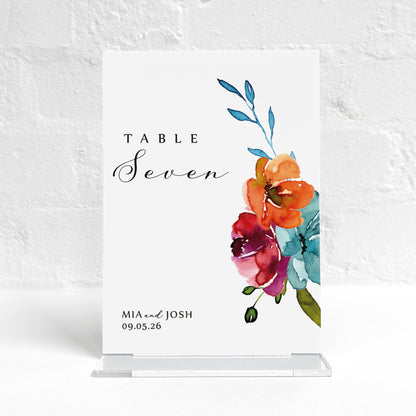 Mia Matching Small Table Sign