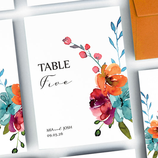 Mia Table Name / Number