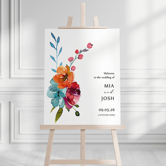 Mia Welcome Sign
