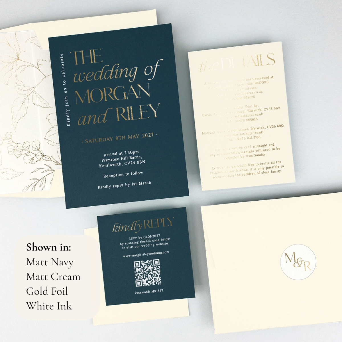 Morgan Wedding Invitation