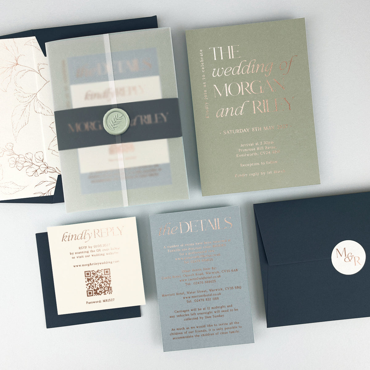 Morgan Wedding Invitation