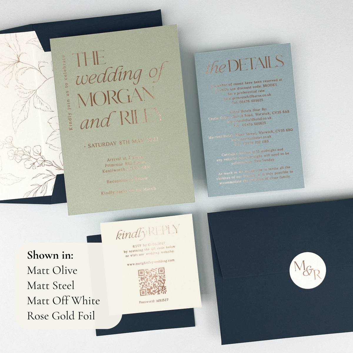Morgan Wedding Invitation
