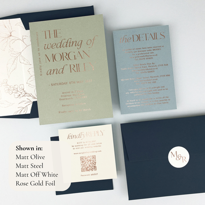 Morgan Wedding Invitation