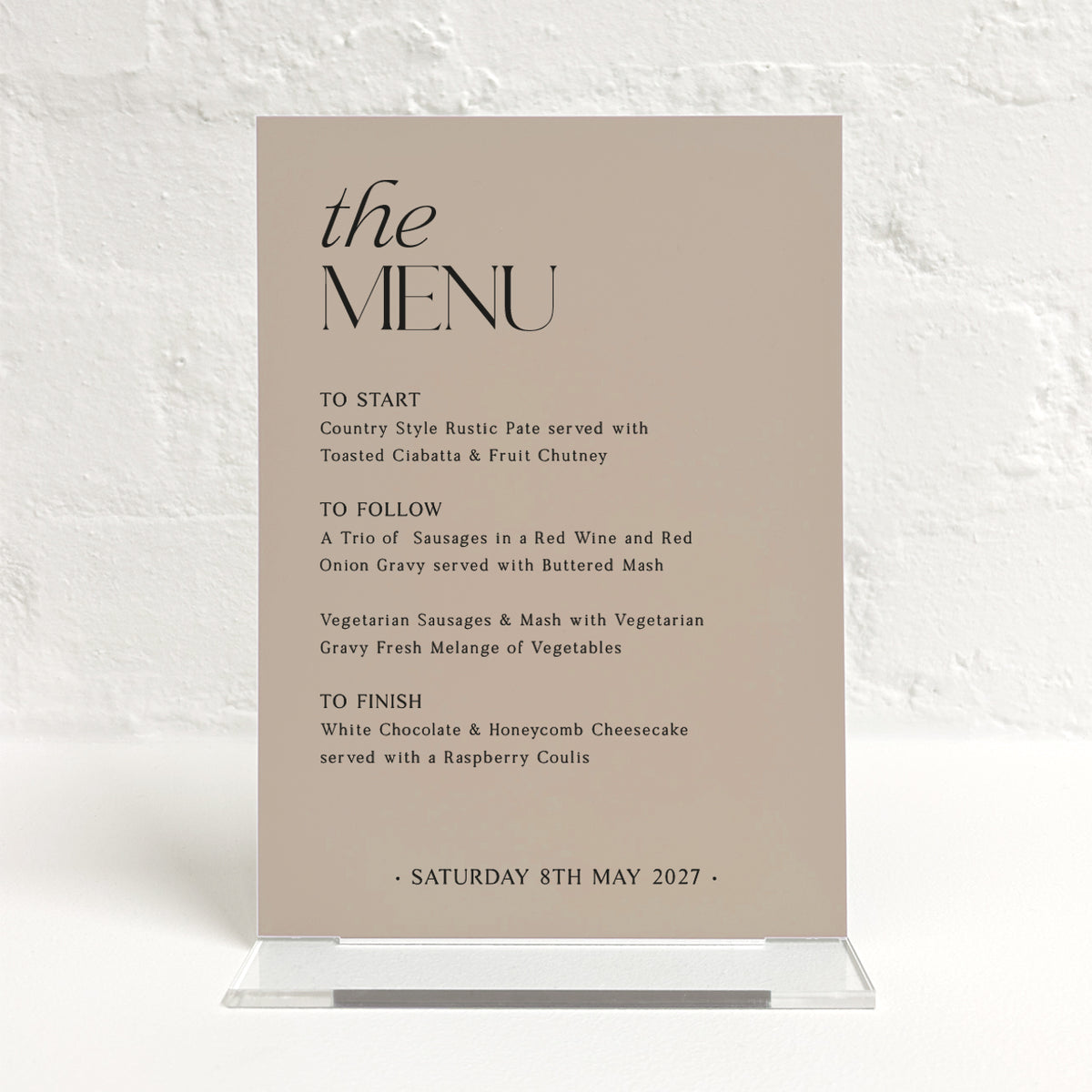 Morgan Matching Small Table Sign