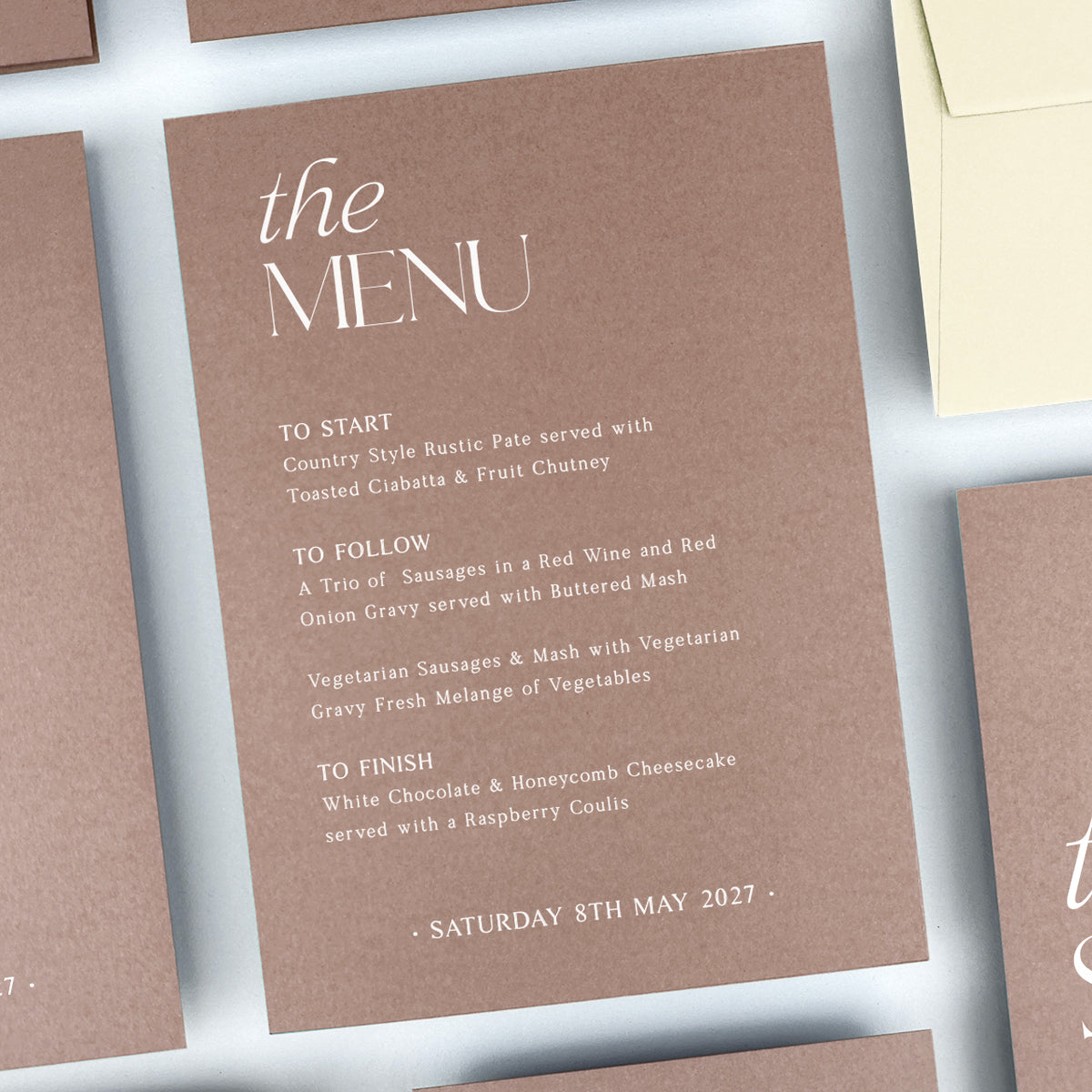 Morgan Menu