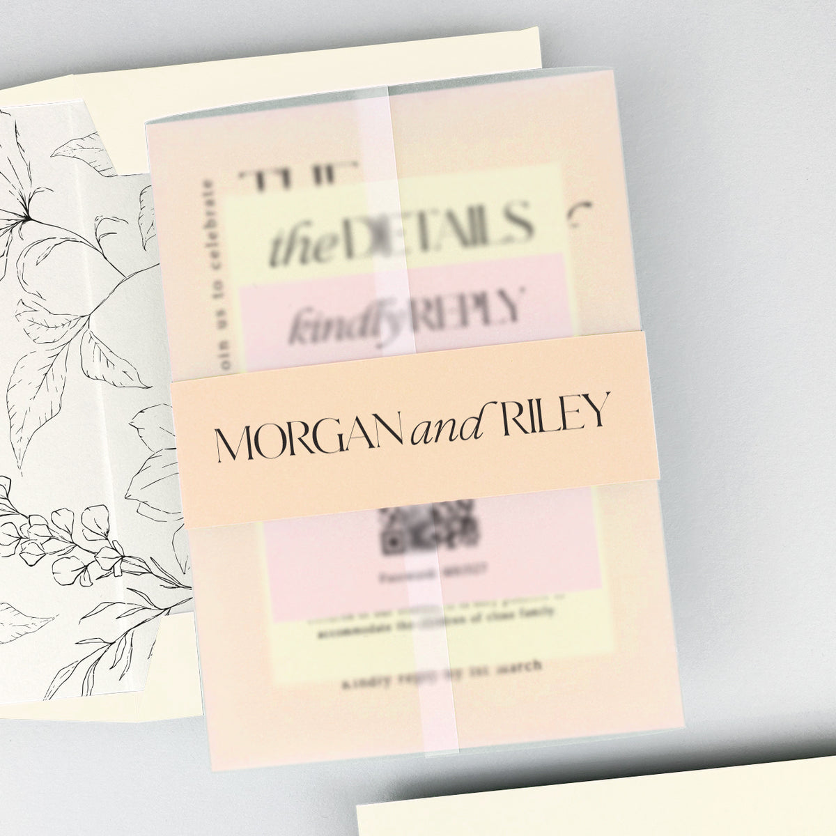 Morgan Wedding Invitation