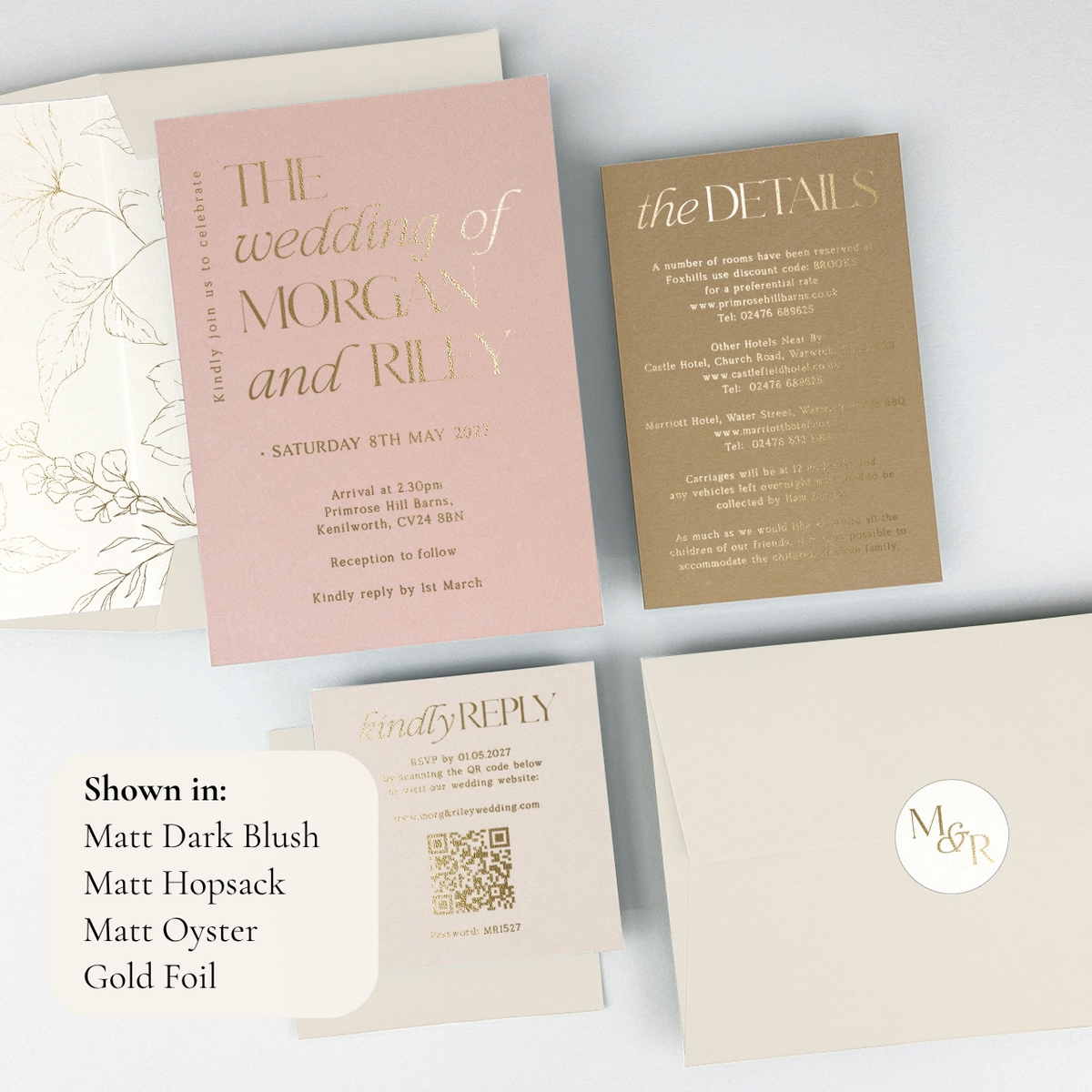 Morgan Wedding Invitation
