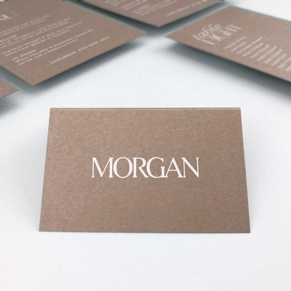 Morgan Place Card