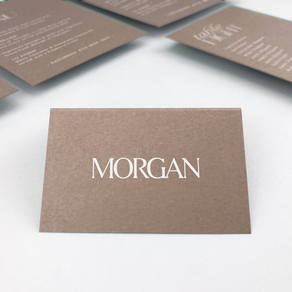 Morgan Place Card