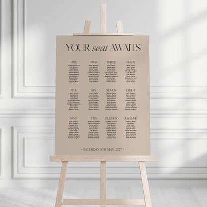 Morgan Seating Plan