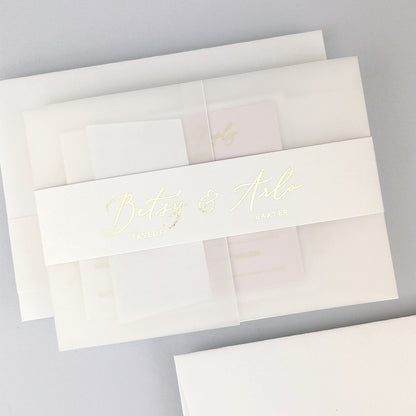 Betsy Wedding Invitation - Neutrals