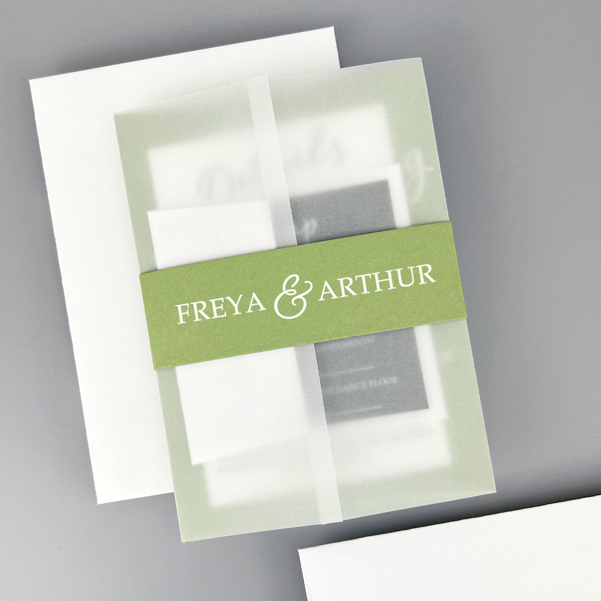 Skyler Wedding Invitation - Greens