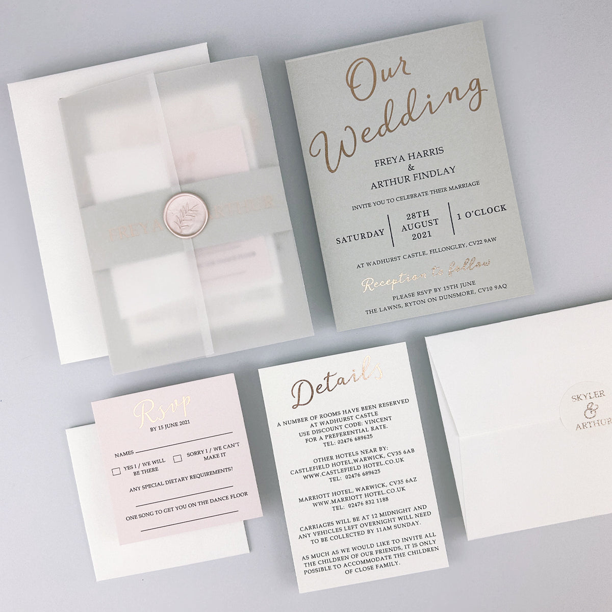 Skyler Wedding Invitation