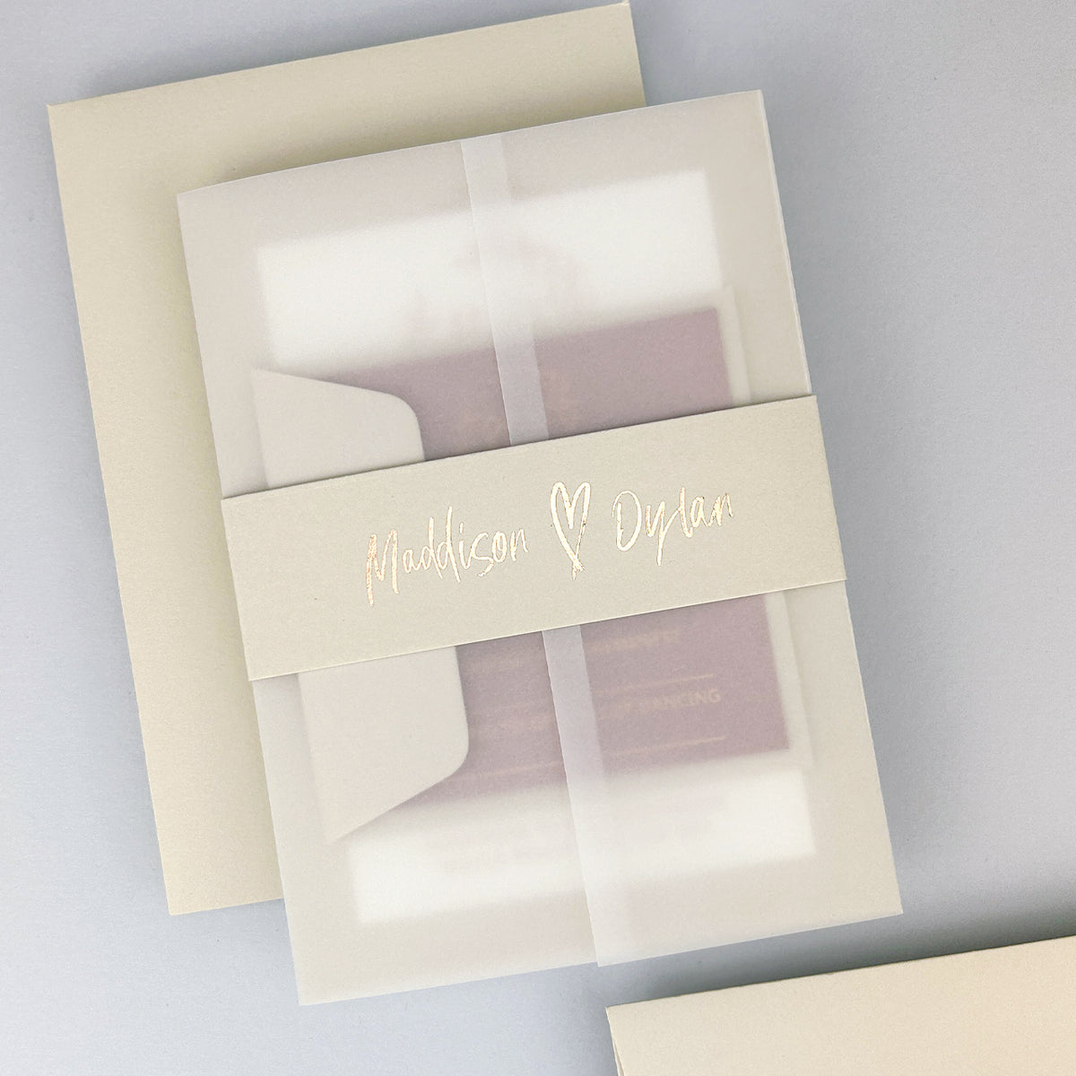 Maddison Wedding Invitation - Neutrals