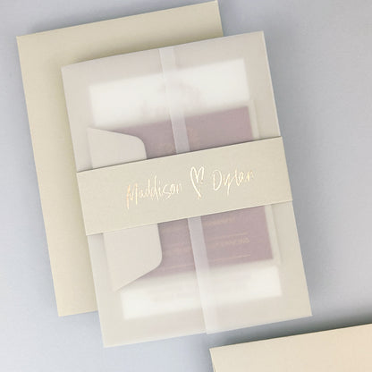 Maddison Wedding Invitation - Neutrals
