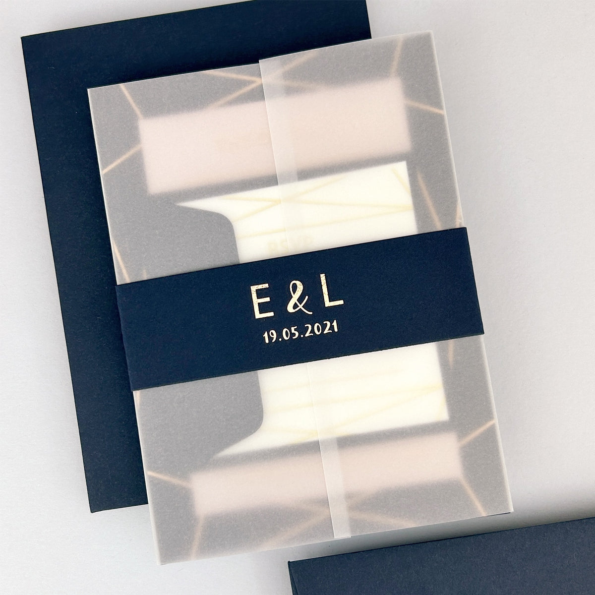 Zuri Wedding Invitation - Blues