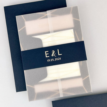 Zuri Wedding Invitation - Blues
