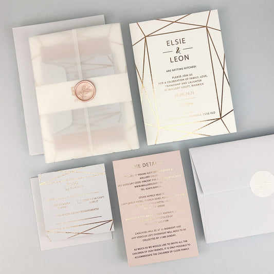 Zuri Wedding Invitation - Neutrals