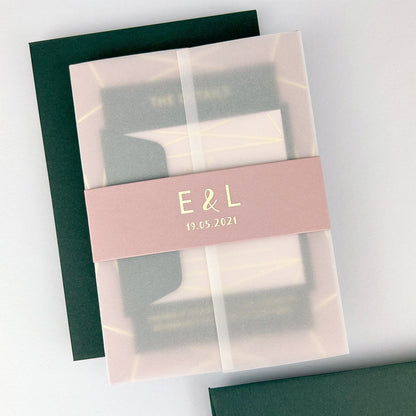 Zuri Wedding Invitation - Pinks