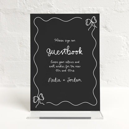 Nadia Matching Small Table Sign