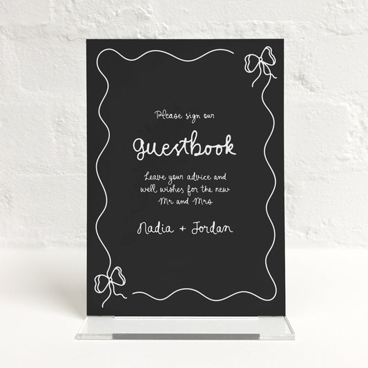 Nadia Matching Small Table Sign
