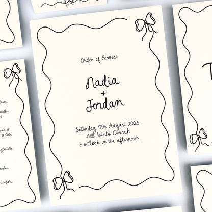 Nadia Order of Service