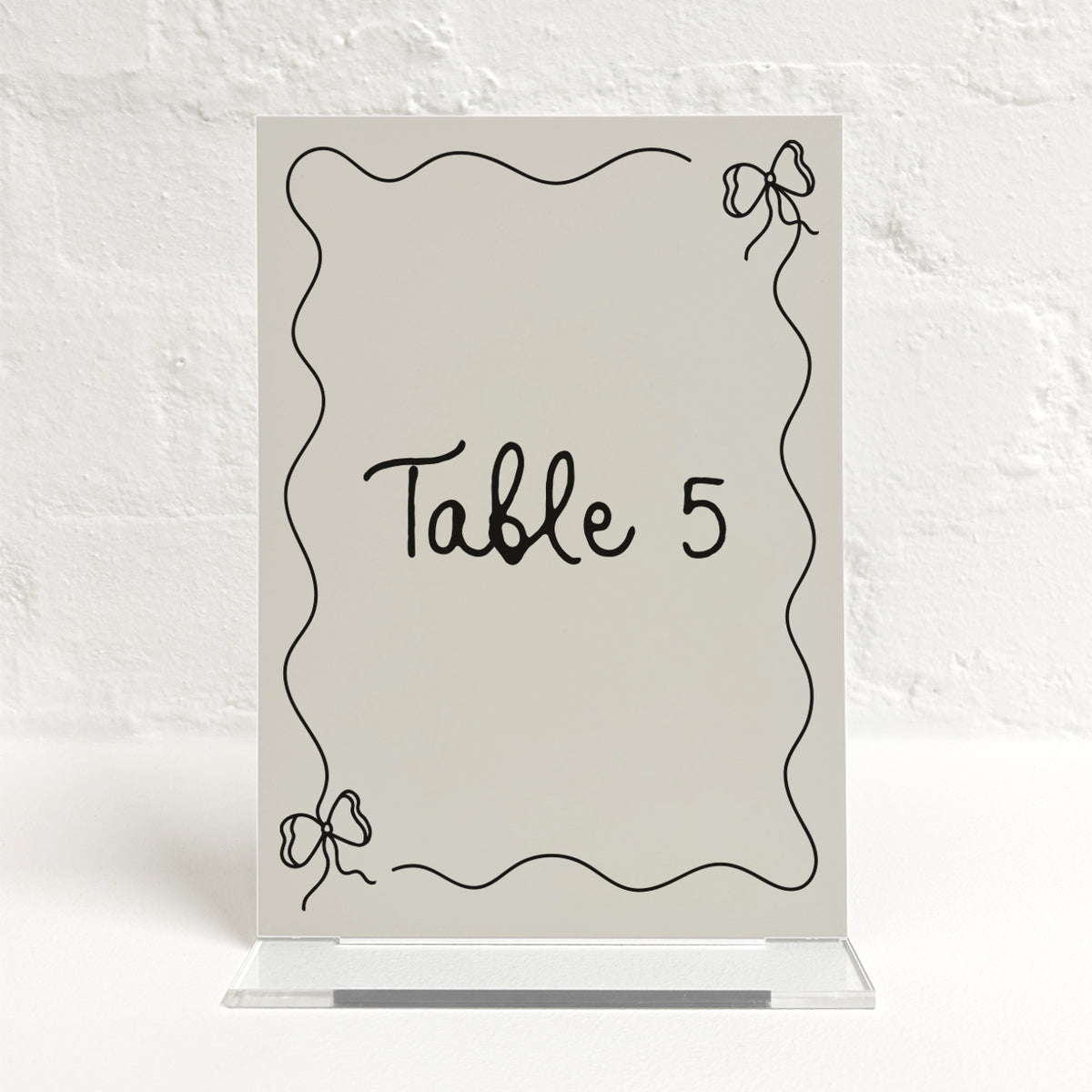 Nadia Matching Small Table Sign