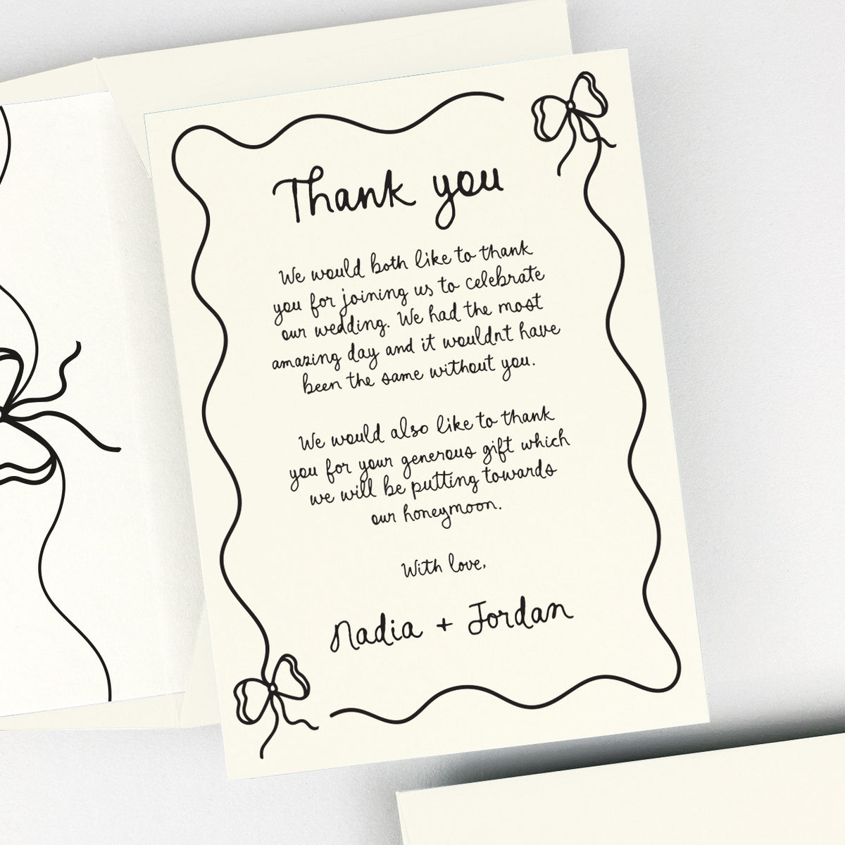 Nadia Thank You Card