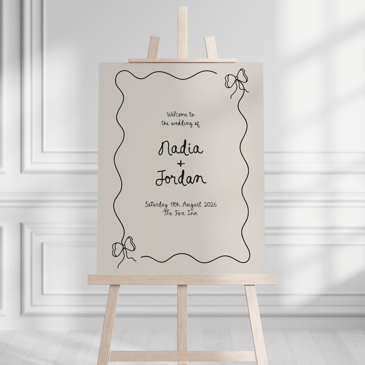 Nadia Welcome Sign