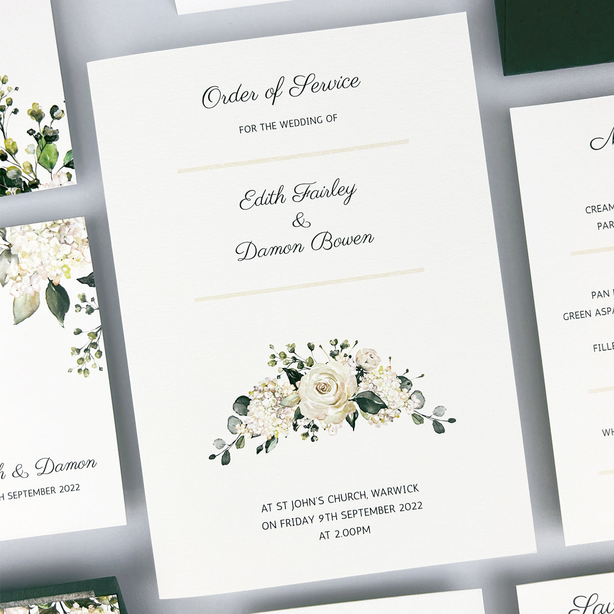 Edith Order of Service