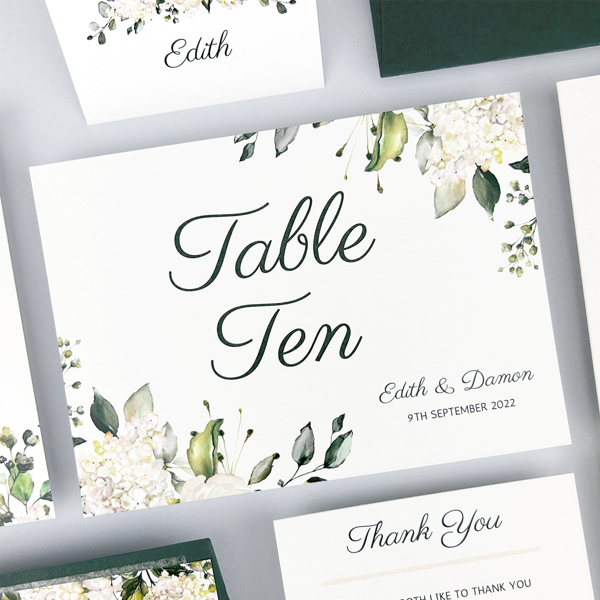Edith Table Name / Number