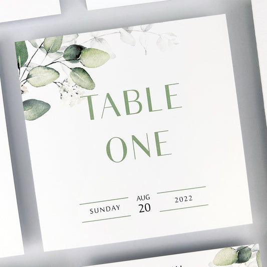 Emma Table Name / Number