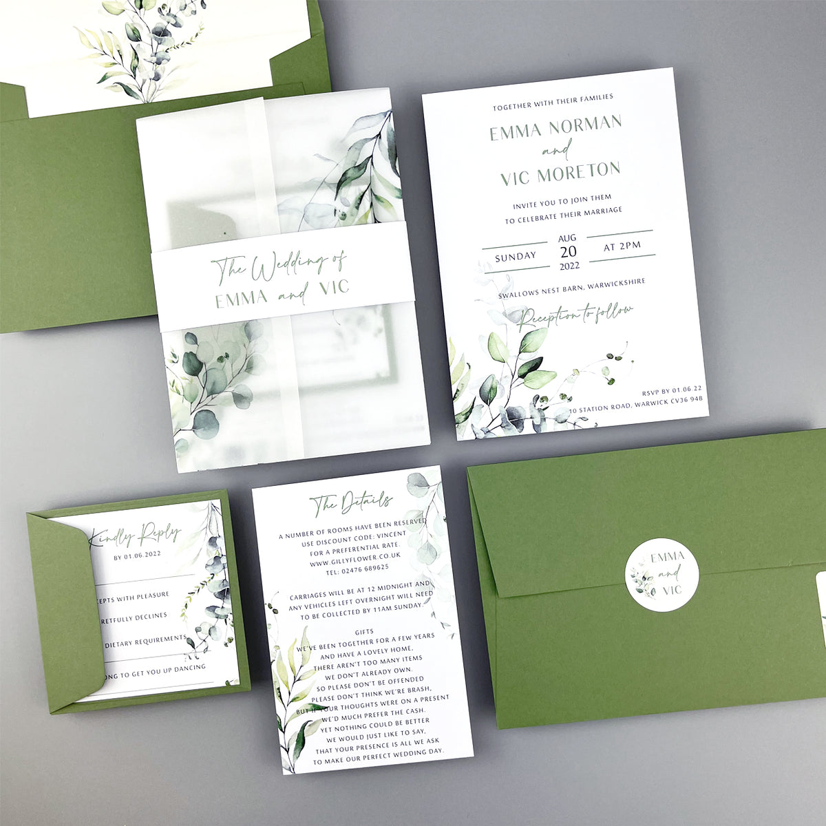 Emma Wedding Invitation