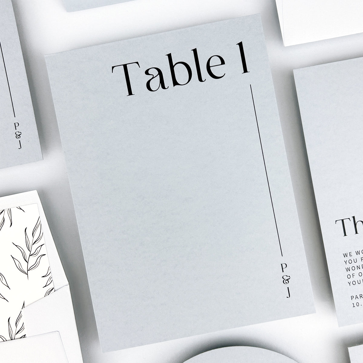 Parker Table Name / Number