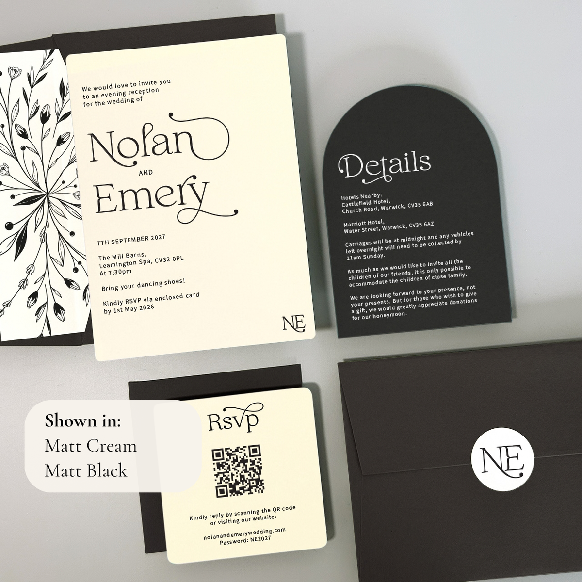 Nolan Wedding Invitation