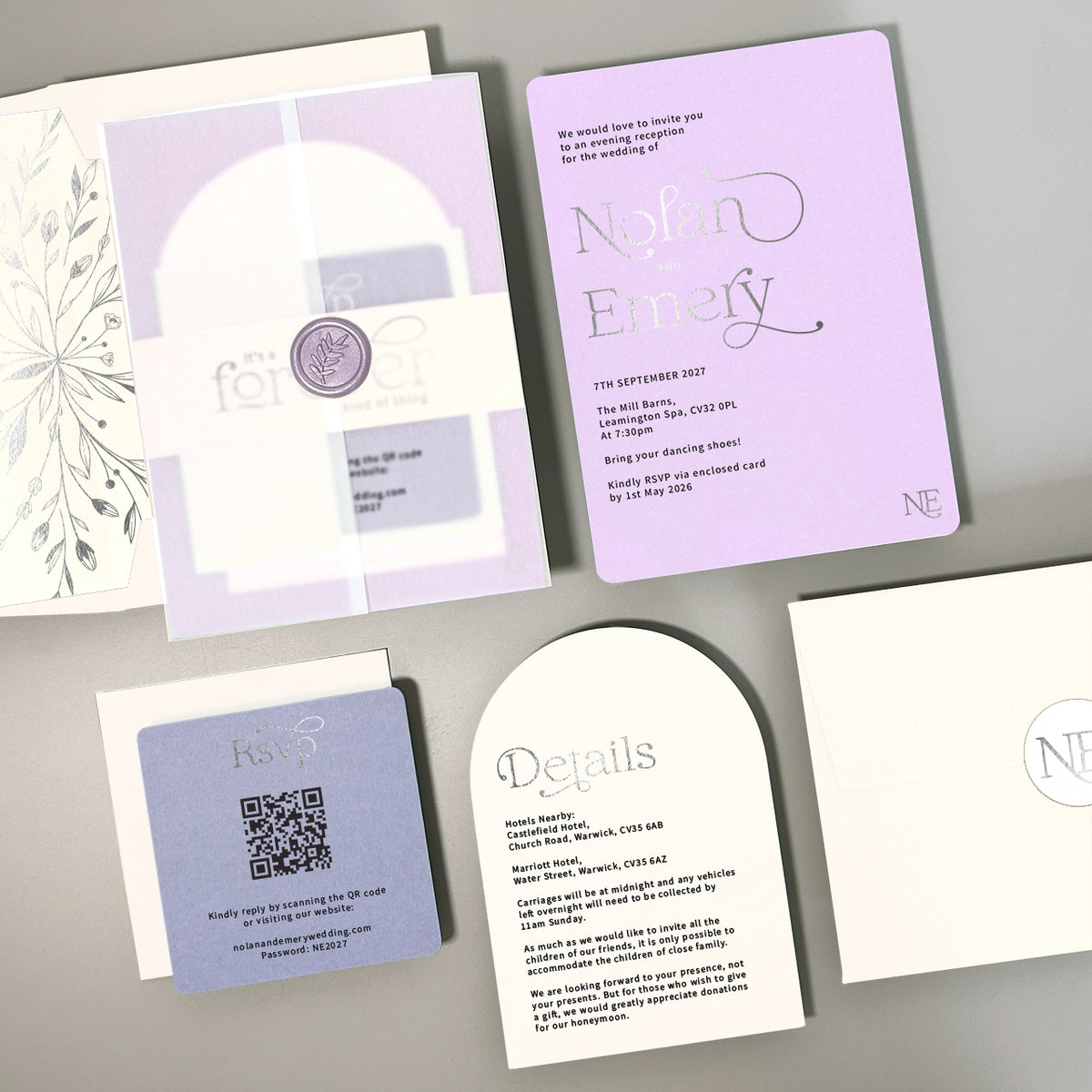 Nolan Wedding Invitation