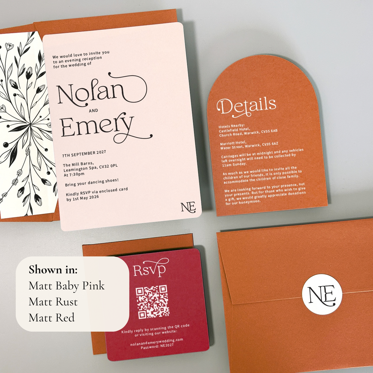 Nolan Wedding Invitation