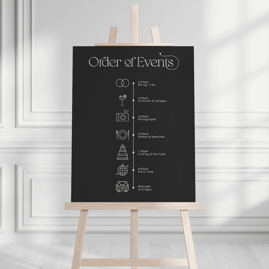 Nolan Order of the Day Sign
