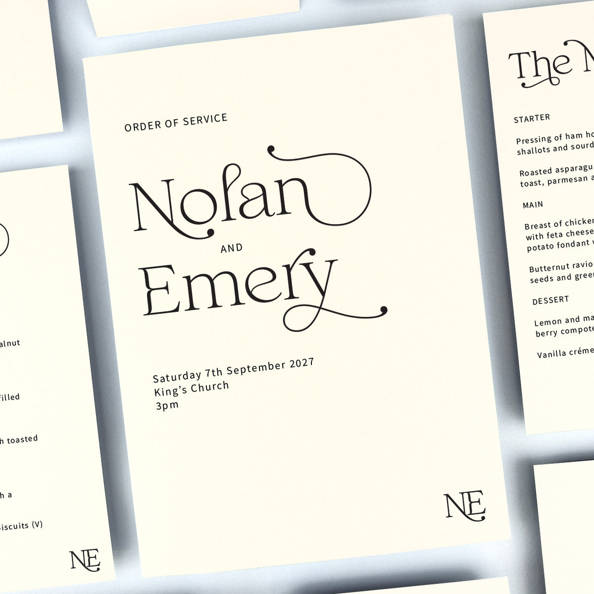 Nolan Order of Service